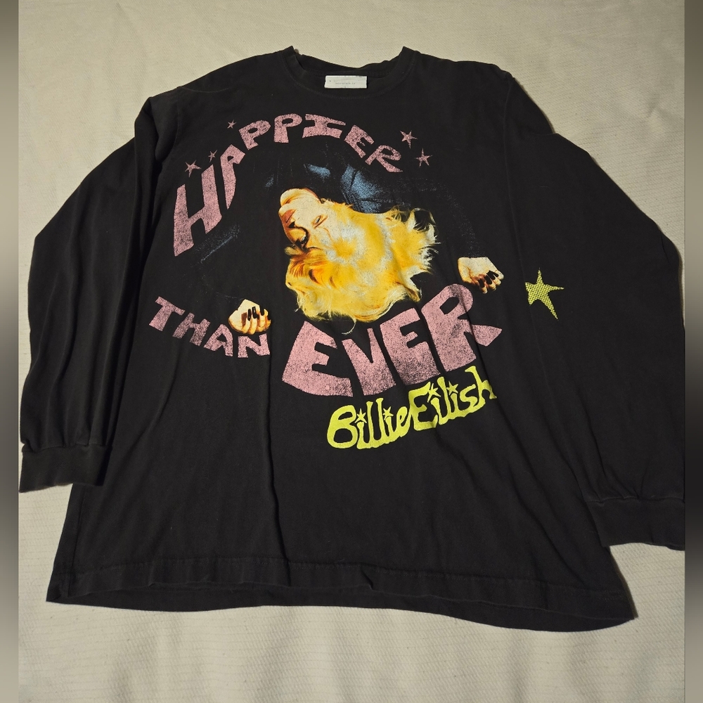 Billie Eilish long sleeve size L MERCH FROM WEBSITE
